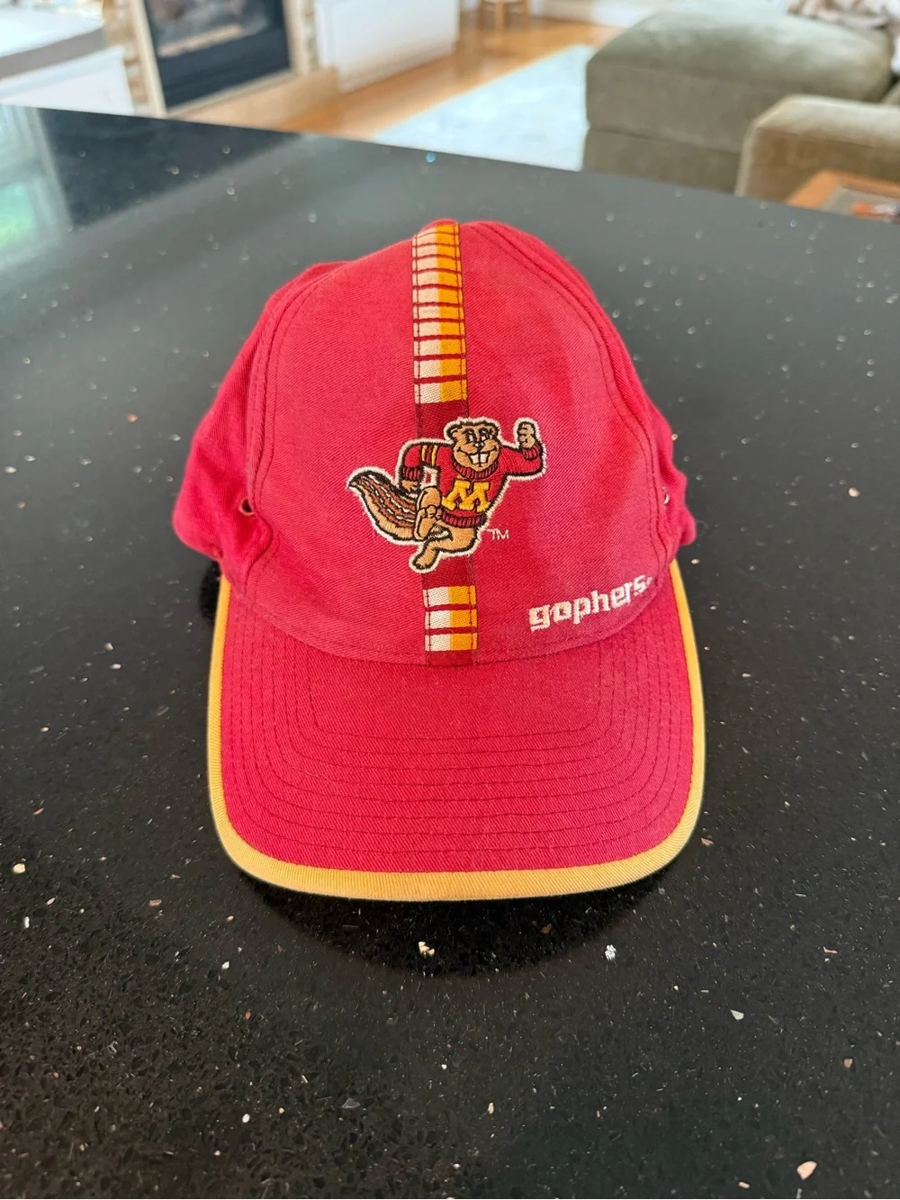 Retro University of Minnesota Golden Gophers Red Baseball Hat